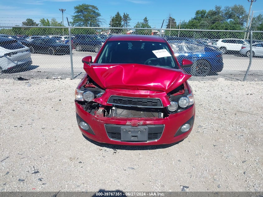 2012 Chevrolet Sonic 2Lt VIN: 1G1JC6SHXC4110237 Lot: 39767351