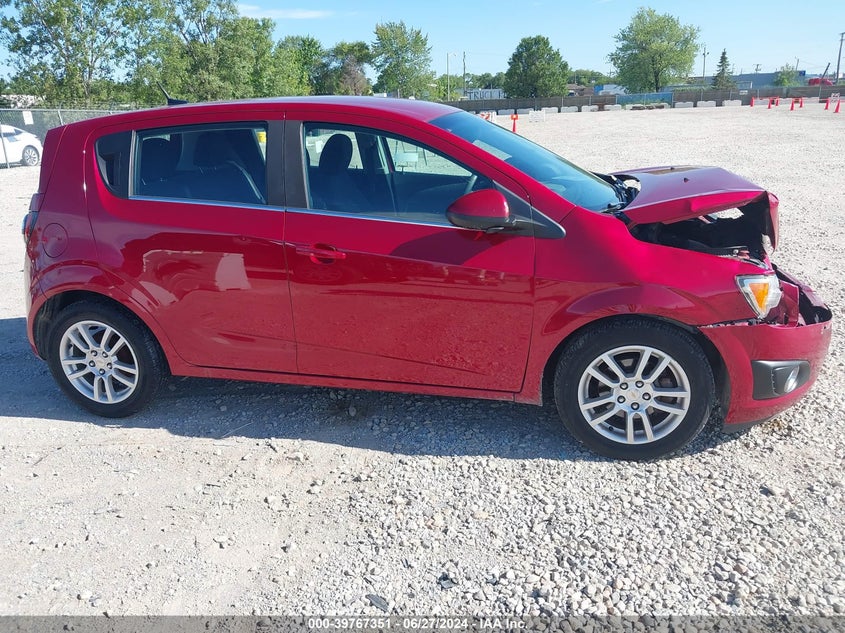 2012 Chevrolet Sonic 2Lt VIN: 1G1JC6SHXC4110237 Lot: 39767351