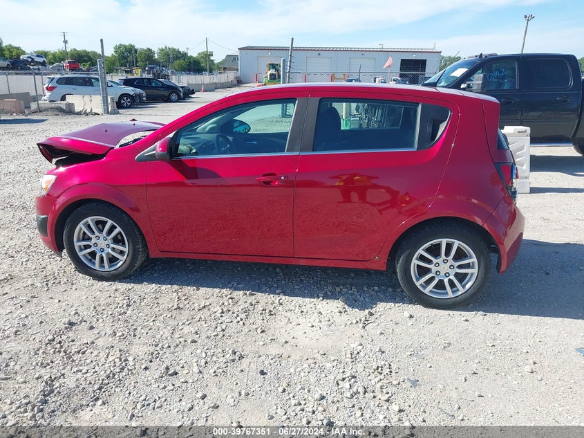 2012 Chevrolet Sonic 2Lt VIN: 1G1JC6SHXC4110237 Lot: 39767351
