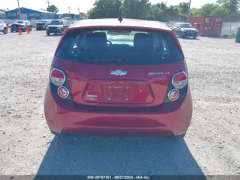 2012 Chevrolet Sonic 2Lt VIN: 1G1JC6SHXC4110237 Lot: 39767351