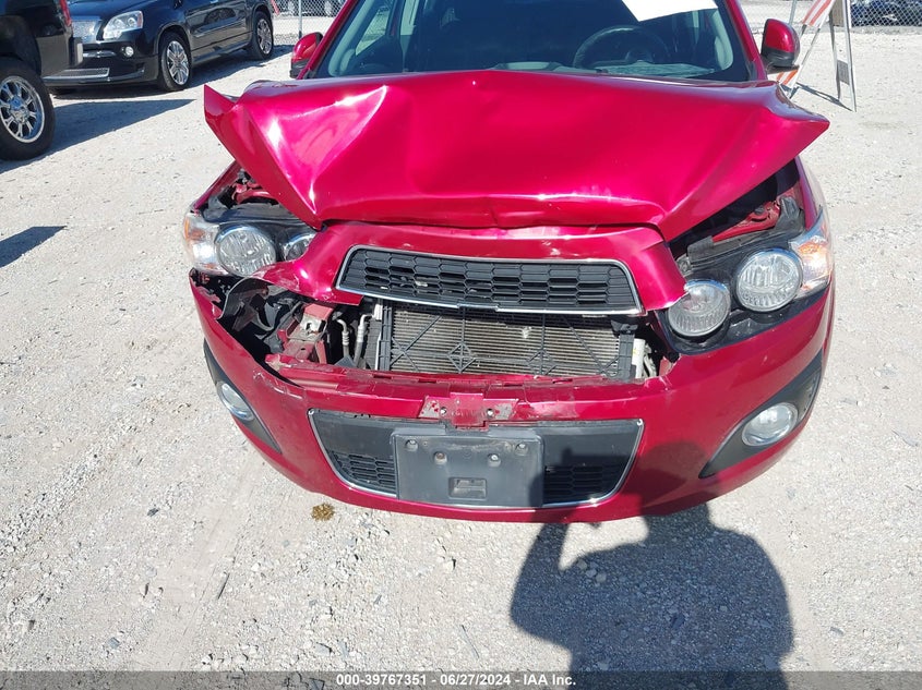 2012 Chevrolet Sonic 2Lt VIN: 1G1JC6SHXC4110237 Lot: 39767351