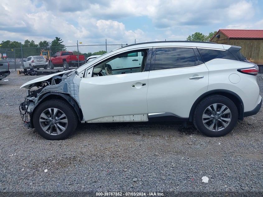 2015 Nissan Murano Sv VIN: 5N1AZ2MH7FN226517 Lot: 39767352