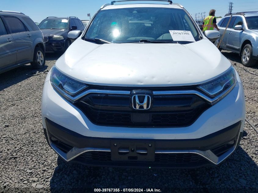 2020 Honda Cr-V Awd Touring VIN: 7FARW2H99LE006281 Lot: 39767355