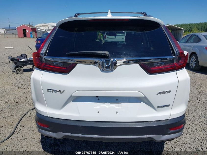 2020 Honda Cr-V Awd Touring VIN: 7FARW2H99LE006281 Lot: 39767355