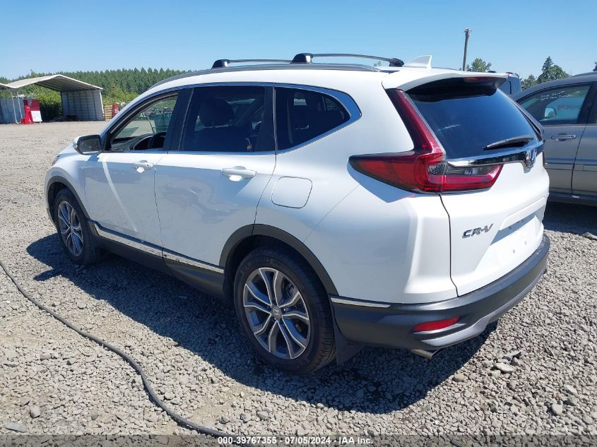 2020 Honda Cr-V Awd Touring VIN: 7FARW2H99LE006281 Lot: 39767355