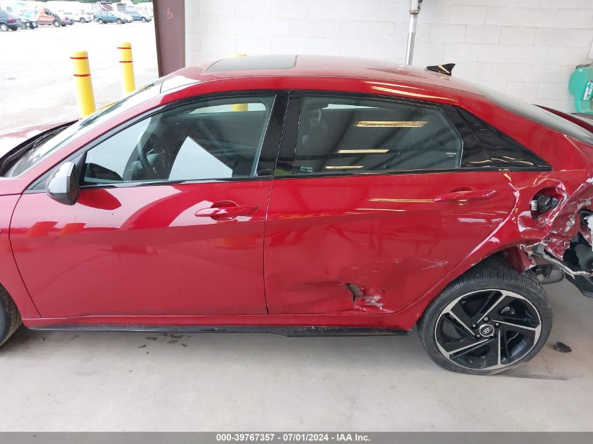 2022 Hyundai Elantra N Line VIN: KMHLR4AF9NU326923 Lot: 39767357