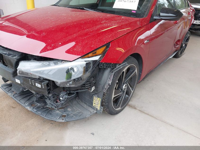 2022 Hyundai Elantra N Line VIN: KMHLR4AF9NU326923 Lot: 39767357