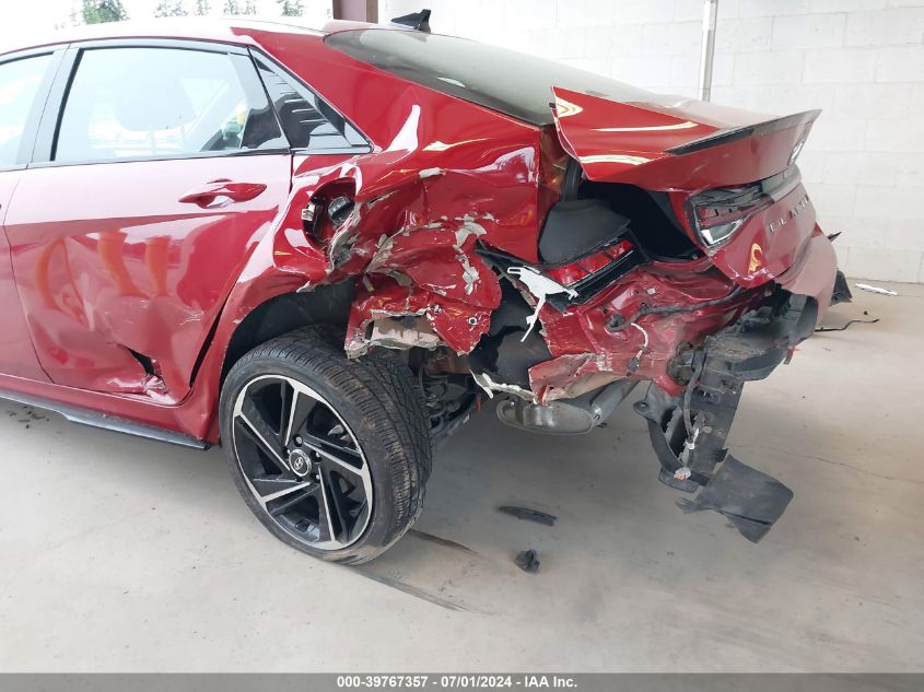 2022 Hyundai Elantra N Line VIN: KMHLR4AF9NU326923 Lot: 39767357