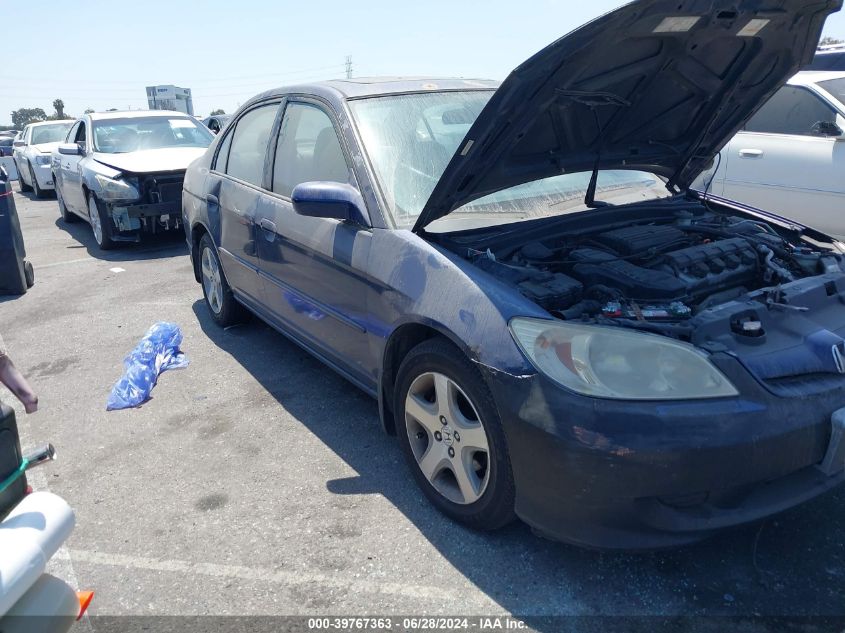 2004 Honda Civic Ex VIN: 2HGES26774H537693 Lot: 39767363