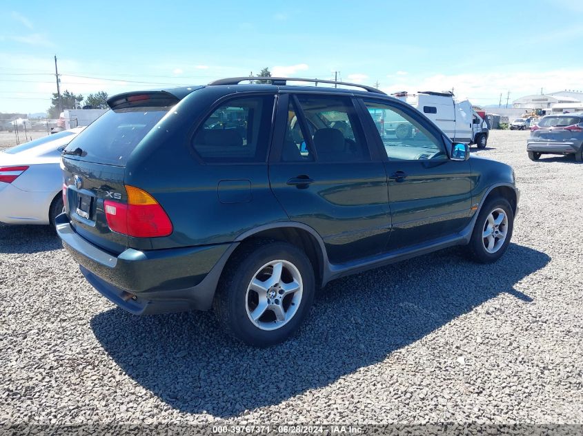 2003 BMW X5 3.0I VIN: 5UXFA53523LW25299 Lot: 39767371