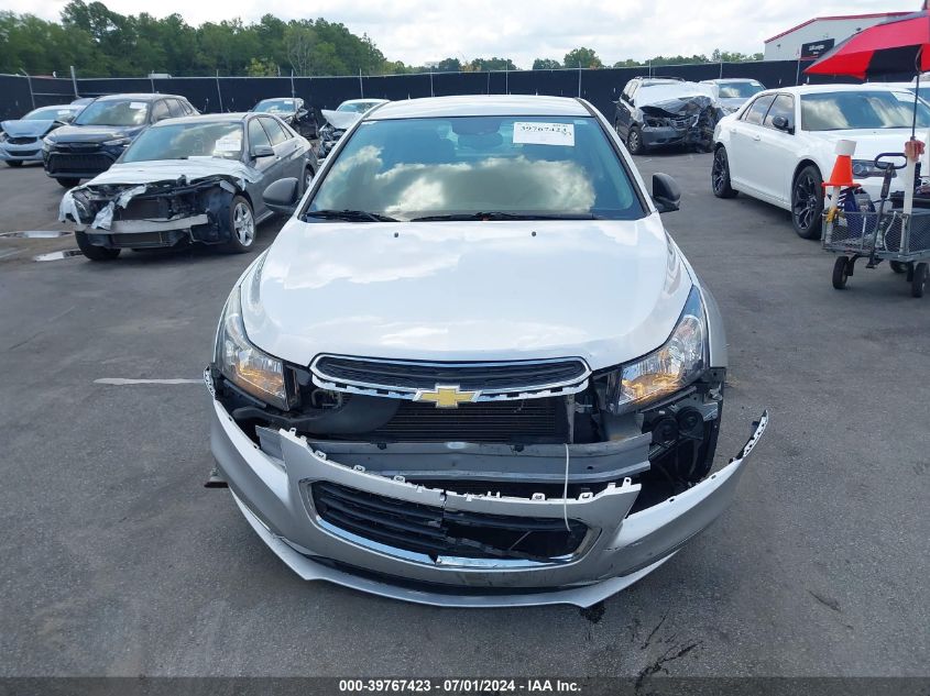 2015 Chevrolet Cruze L Manual VIN: 1G1P15SH2F7228196 Lot: 39767423