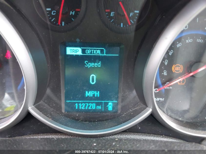 2015 Chevrolet Cruze L Manual VIN: 1G1P15SH2F7228196 Lot: 39767423