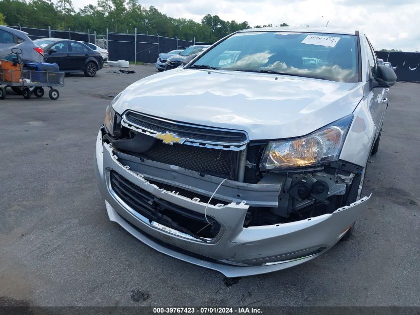 2015 Chevrolet Cruze L Manual VIN: 1G1P15SH2F7228196 Lot: 39767423