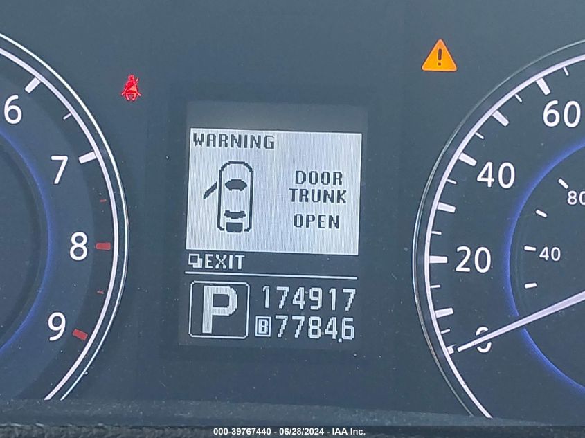 2013 Infiniti G37X VIN: JN1CV6AR4DM757130 Lot: 39767440