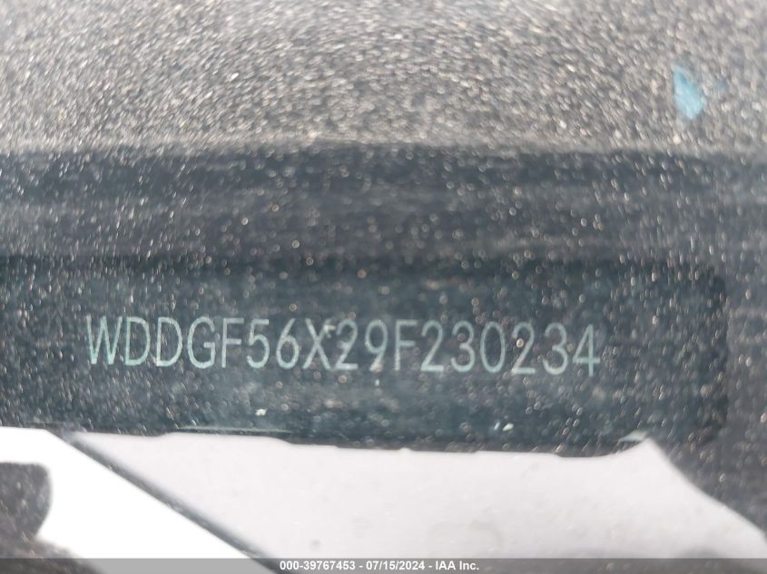 2009 Mercedes-Benz C 350 Sport VIN: WDDGF56X29F230234 Lot: 39767453