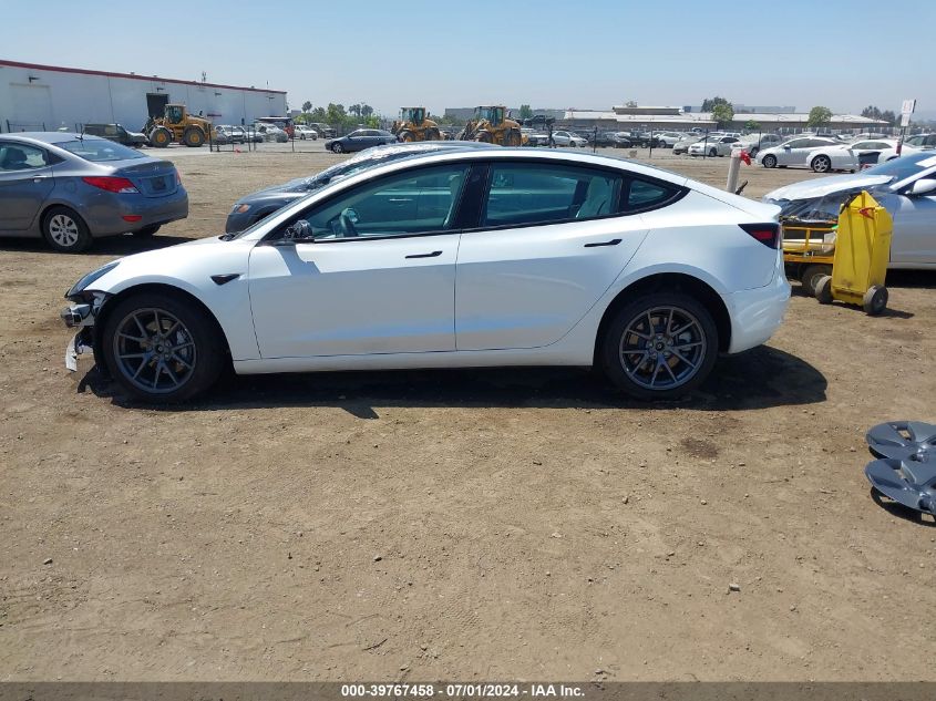 2022 Tesla Model 3 Long Range Dual Motor All-Wheel Drive VIN: 5YJ3E1EB6NF235655 Lot: 39767458