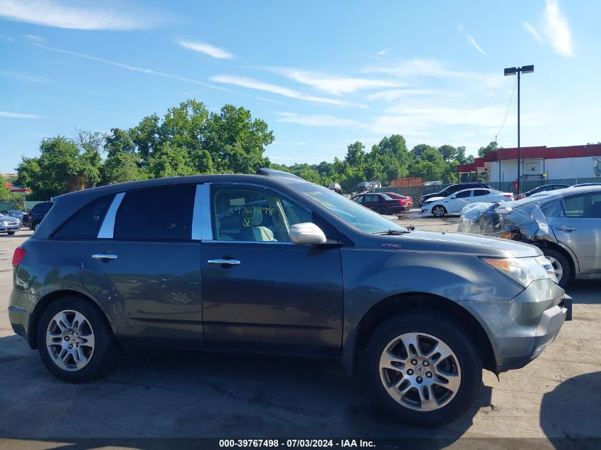 2007 Acura Mdx Technology VIN: 2HNYD28407H545738 Lot: 39767498