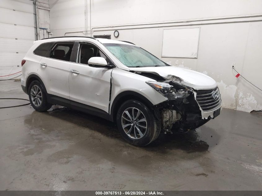 2017 Hyundai Santa Fe Se VIN: KM8SMDHF2HU227915 Lot: 39767513