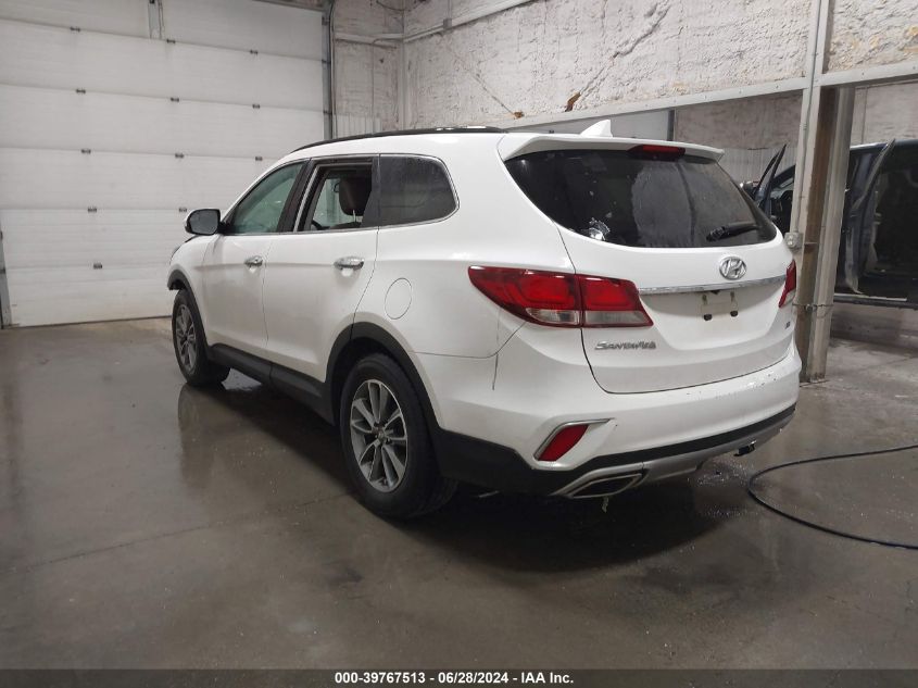 2017 Hyundai Santa Fe Se VIN: KM8SMDHF2HU227915 Lot: 39767513