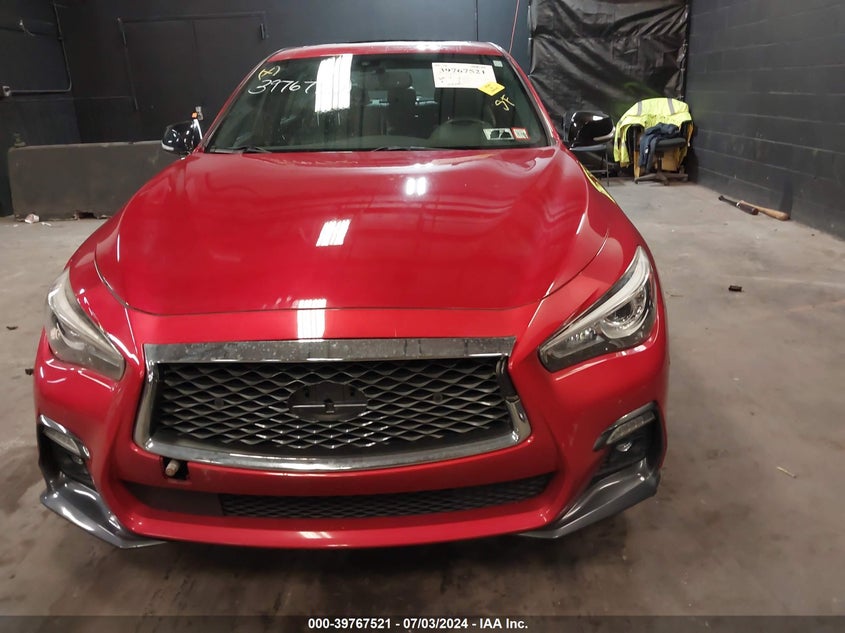 2018 INFINITI Q50 3.0T RED SPORT 400 - JN1FV7AR4JM481028