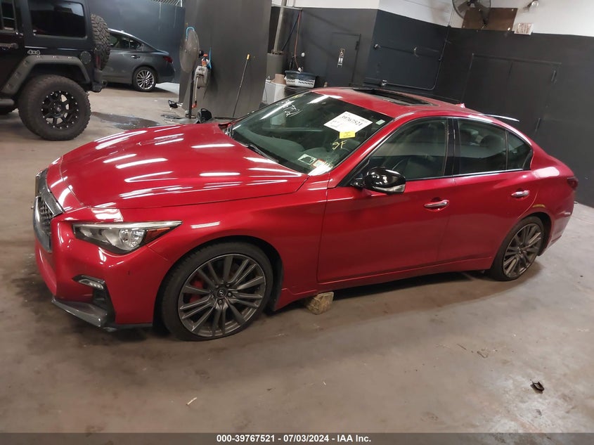 2018 INFINITI Q50 3.0T RED SPORT 400 - JN1FV7AR4JM481028