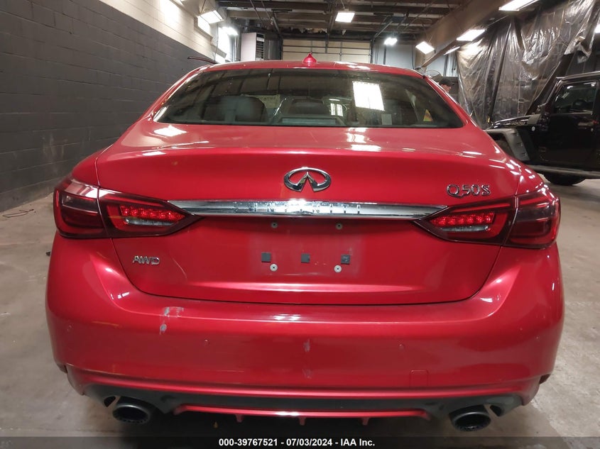 2018 INFINITI Q50 3.0T RED SPORT 400 - JN1FV7AR4JM481028