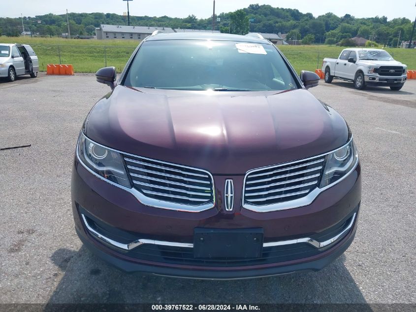 2017 Lincoln Mkx Reserve VIN: 2LMPJ6LR6HBL10804 Lot: 39767522