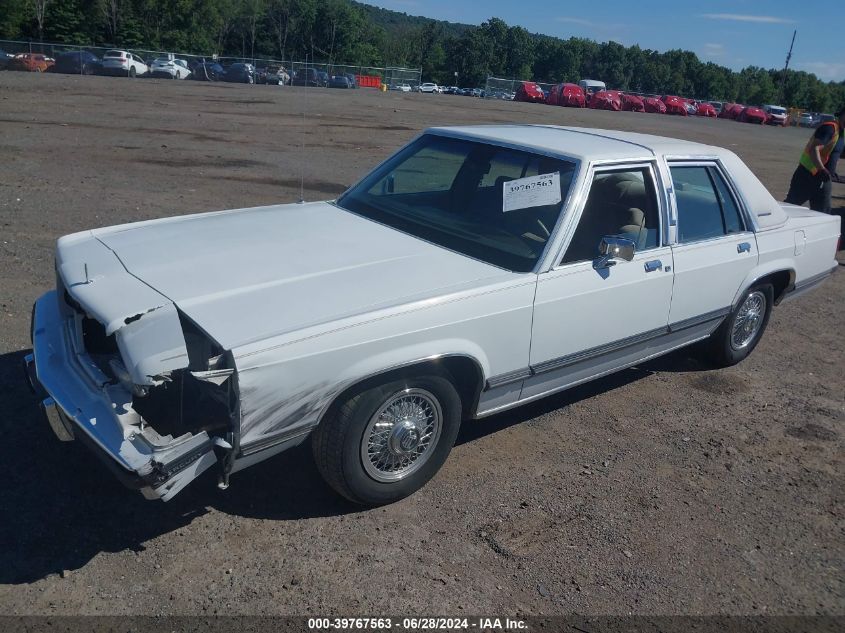 1990 Mercury Grand Marquis Gs VIN: 2MECM74F6LX669547 Lot: 39767563