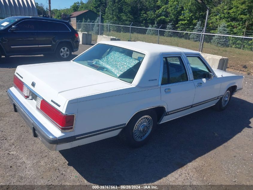 1990 Mercury Grand Marquis Gs VIN: 2MECM74F6LX669547 Lot: 39767563