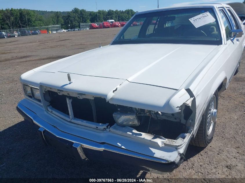 1990 Mercury Grand Marquis Gs VIN: 2MECM74F6LX669547 Lot: 39767563