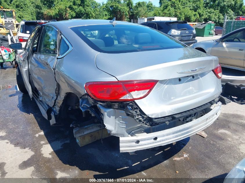 2016 Chrysler 200 Limited VIN: 1C3CCCAB2GN121104 Lot: 39767565