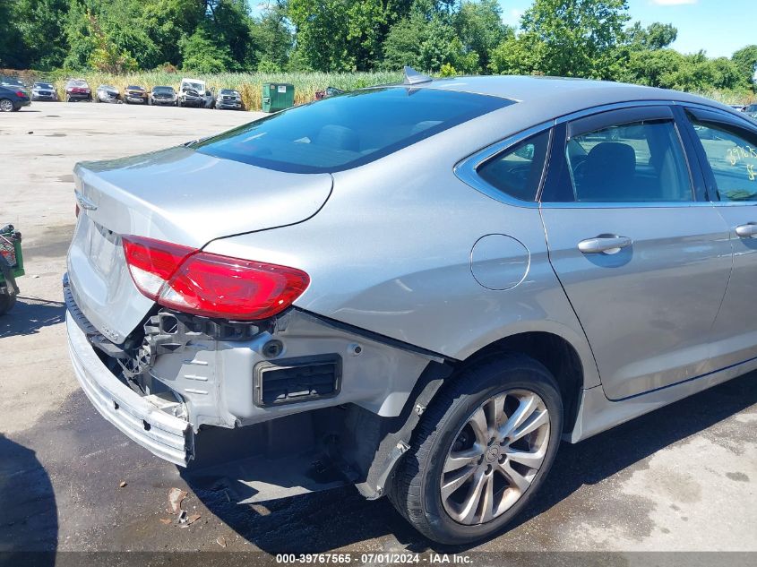 2016 Chrysler 200 Limited VIN: 1C3CCCAB2GN121104 Lot: 39767565