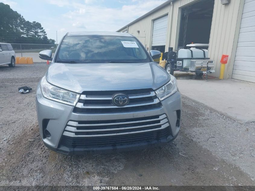 2018 Toyota Highlander Le VIN: 5TDZARFHXJS037402 Lot: 39767584