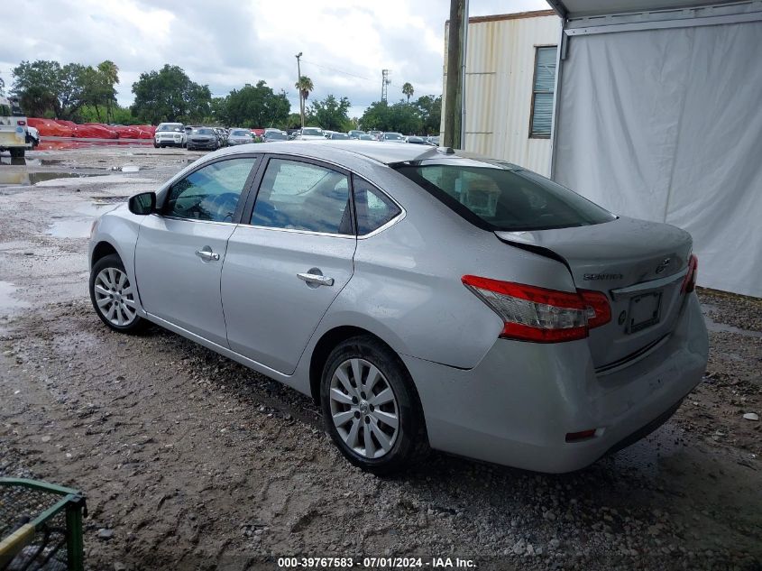 3N1AB7AP9FL679705 2015 Nissan Sentra Sv