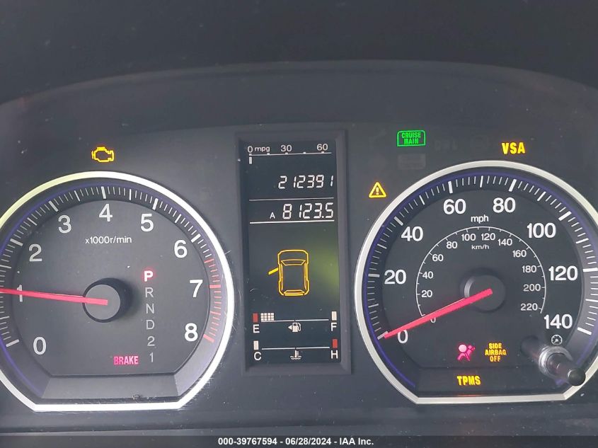 2008 Honda Cr-V Lx VIN: 3CZRE383X8G700635 Lot: 39767594