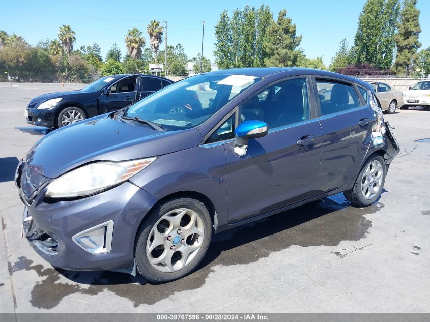 2013 Ford Fiesta Titanium VIN: 3FADP4FJ1DM142788 Lot: 39767596