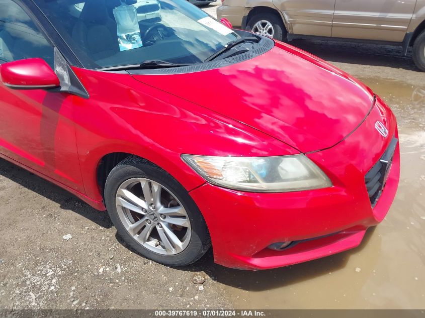 2011 Honda Cr-Z Ex VIN: JHMZF1D61BS006258 Lot: 39767619