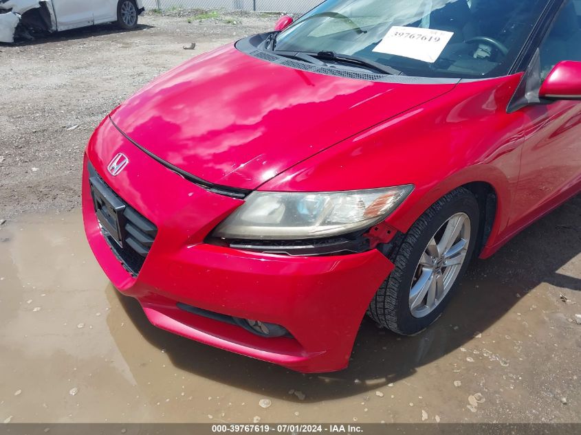 2011 Honda Cr-Z Ex VIN: JHMZF1D61BS006258 Lot: 39767619
