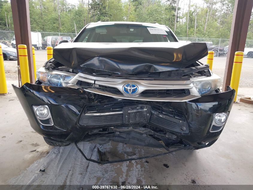 2012 Toyota Highlander Hybrid Limited V6 VIN: JTEDC3EH7C2006908 Lot: 39767630