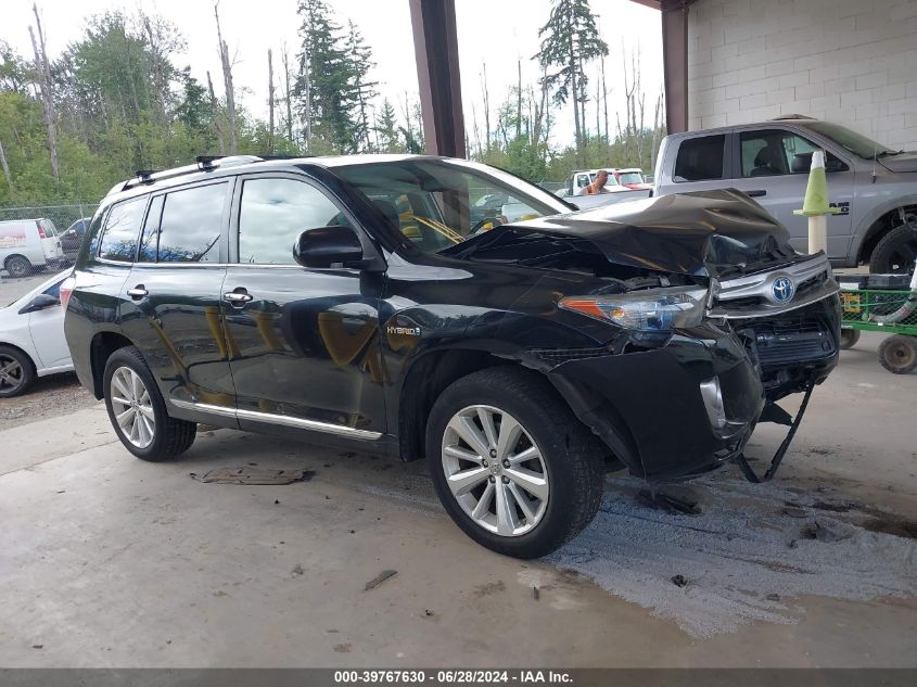 2012 Toyota Highlander Hybrid Limited V6 VIN: JTEDC3EH7C2006908 Lot: 39767630