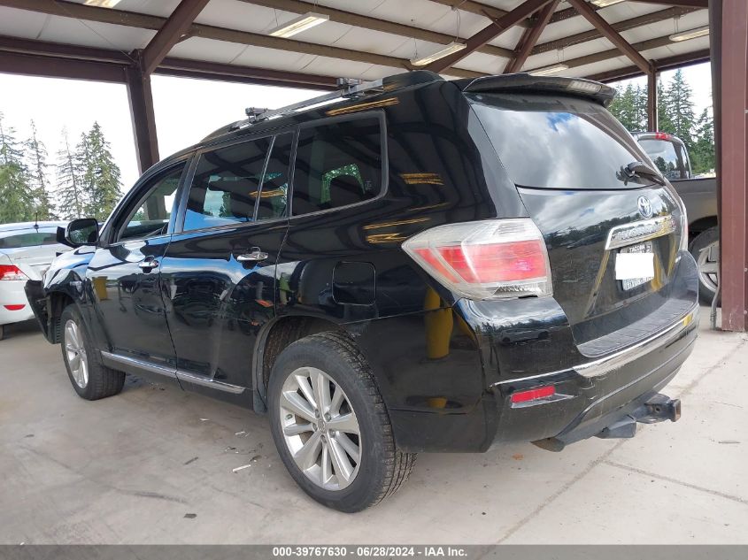 2012 Toyota Highlander Hybrid Limited V6 VIN: JTEDC3EH7C2006908 Lot: 39767630