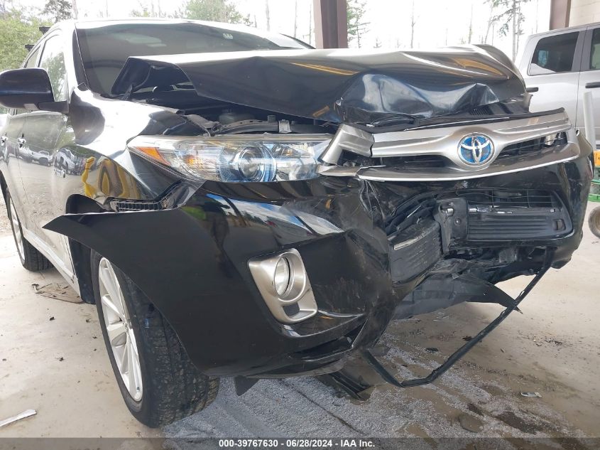 2012 Toyota Highlander Hybrid Limited V6 VIN: JTEDC3EH7C2006908 Lot: 39767630