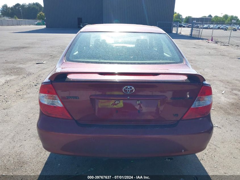 2003 Toyota Camry Se V6 VIN: 4T1BF32K23U041486 Lot: 39767637