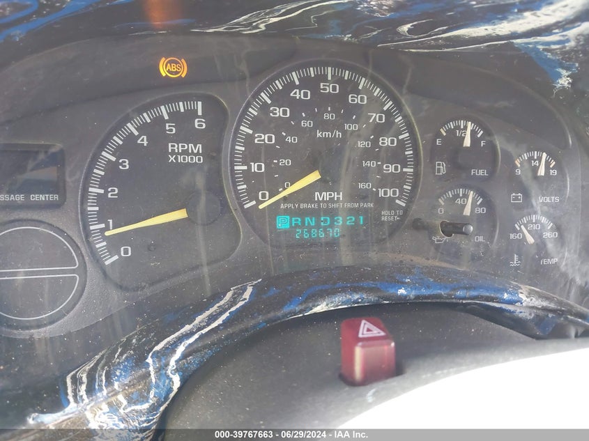 2000 Chevrolet Silverado 1500 Ls VIN: 2GCEC19T3Y1357821 Lot: 39767663