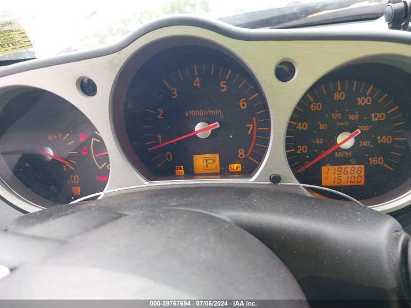 2005 Nissan 350Z Touring VIN: JN1AZ34D35M609661 Lot: 39767694