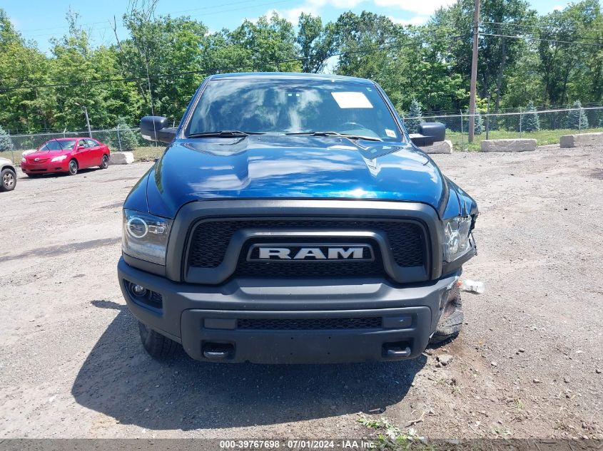 2021 Ram 1500 Classic Warlock Quad Cab 4X4 6'4 Box VIN: 1C6RR7GG9MS583971 Lot: 39767698