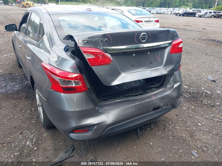 2018 Nissan Sentra Sv VIN: 3N1AB7AP6JL603173 Lot: 39767723