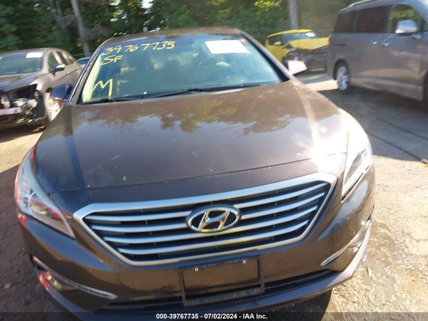 2015 Hyundai Sonata Se VIN: 5NPE24AF3FH035735 Lot: 39767735