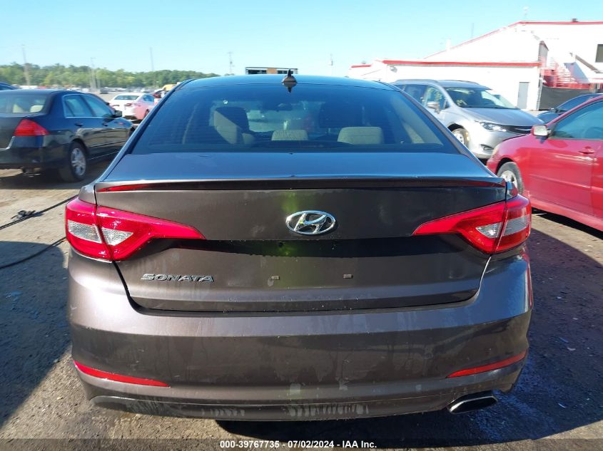 2015 Hyundai Sonata Se VIN: 5NPE24AF3FH035735 Lot: 39767735