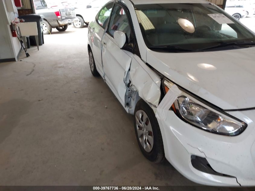 2016 Hyundai Accent Se VIN: KMHCT4AE4GU944050 Lot: 39767736